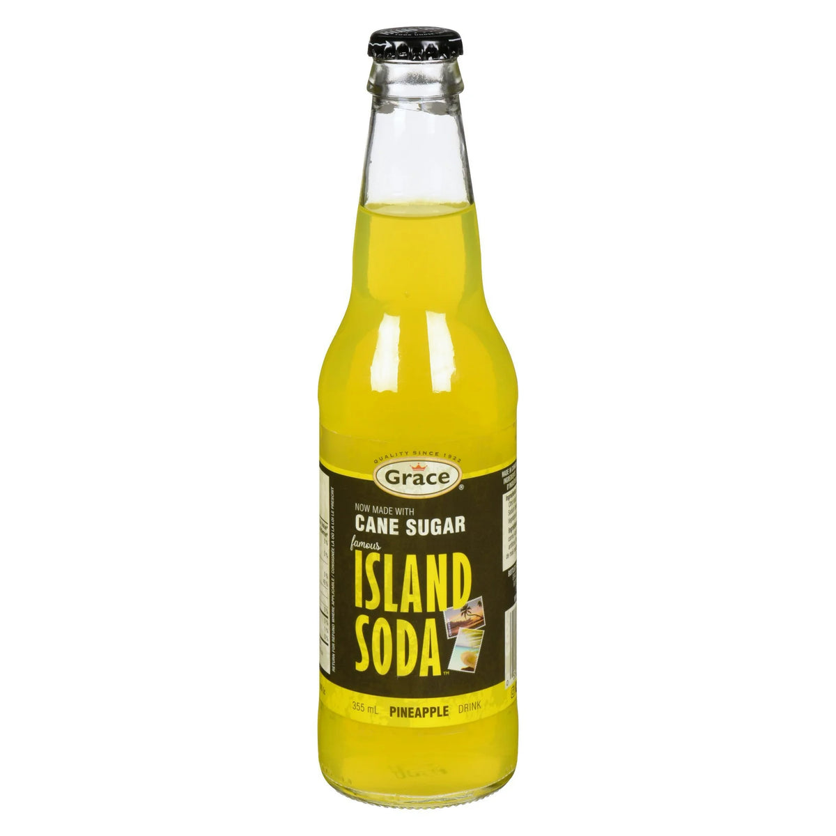 Grace Island Soda - Pineapple Coconut - 355ml