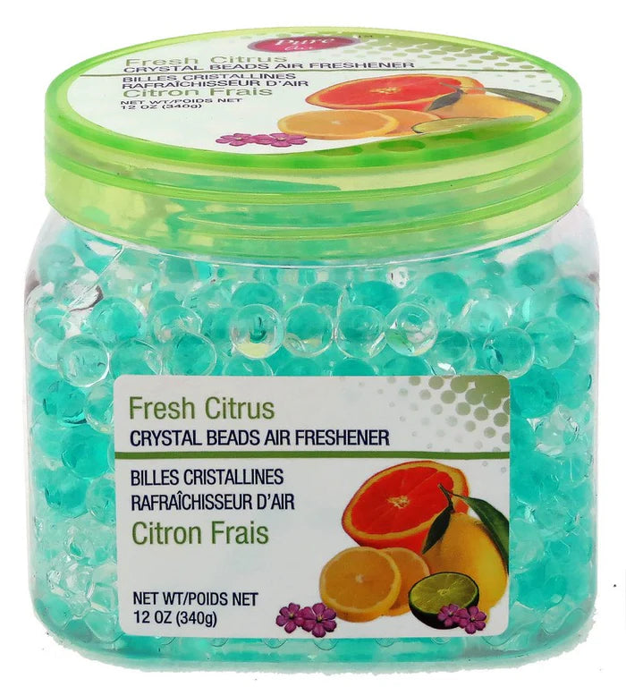 Pure Air Fresh Citrus Crystal Beads Air Freshener 340g