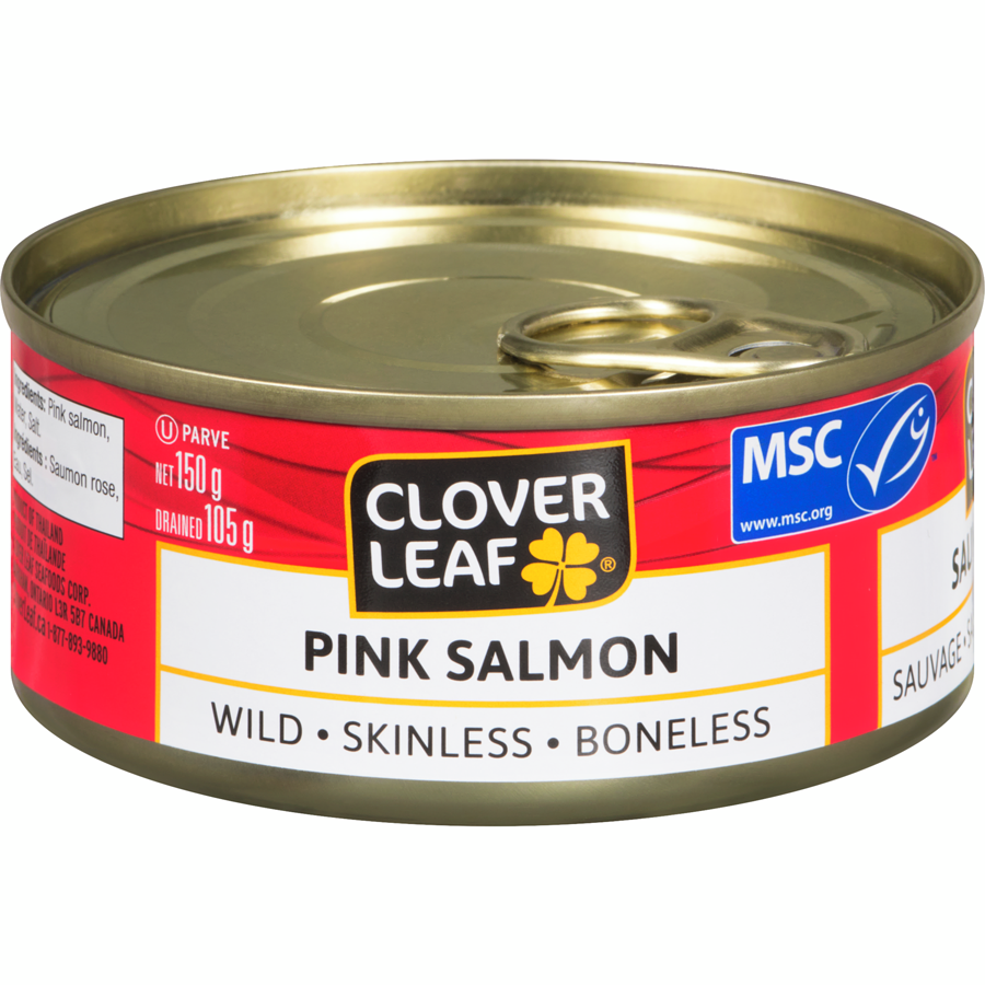 Clover Leaf Pink Salmon Skinless Boneless 150g