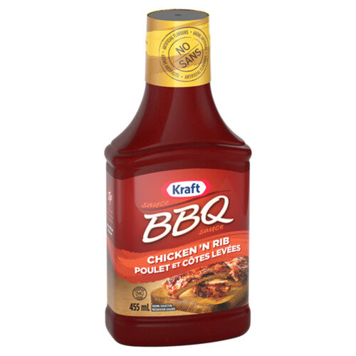 Kraft BBQ Sauce Chicken'n Rib 455ml