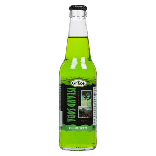 Grace Island Soda - Green Apple - 355ml