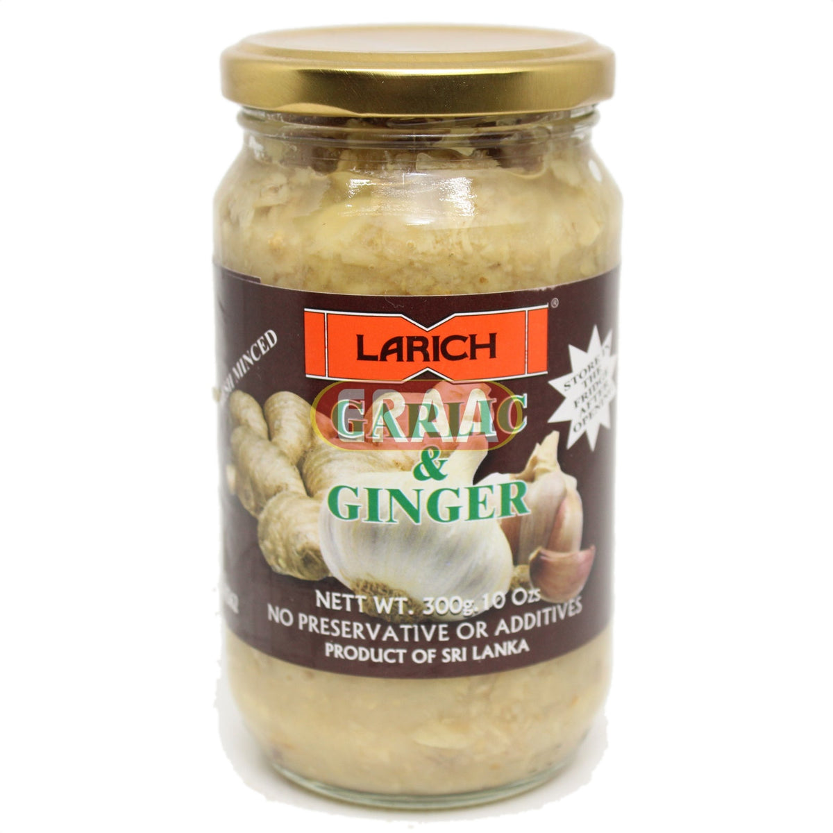 Larich Garlic & Ginger 300g