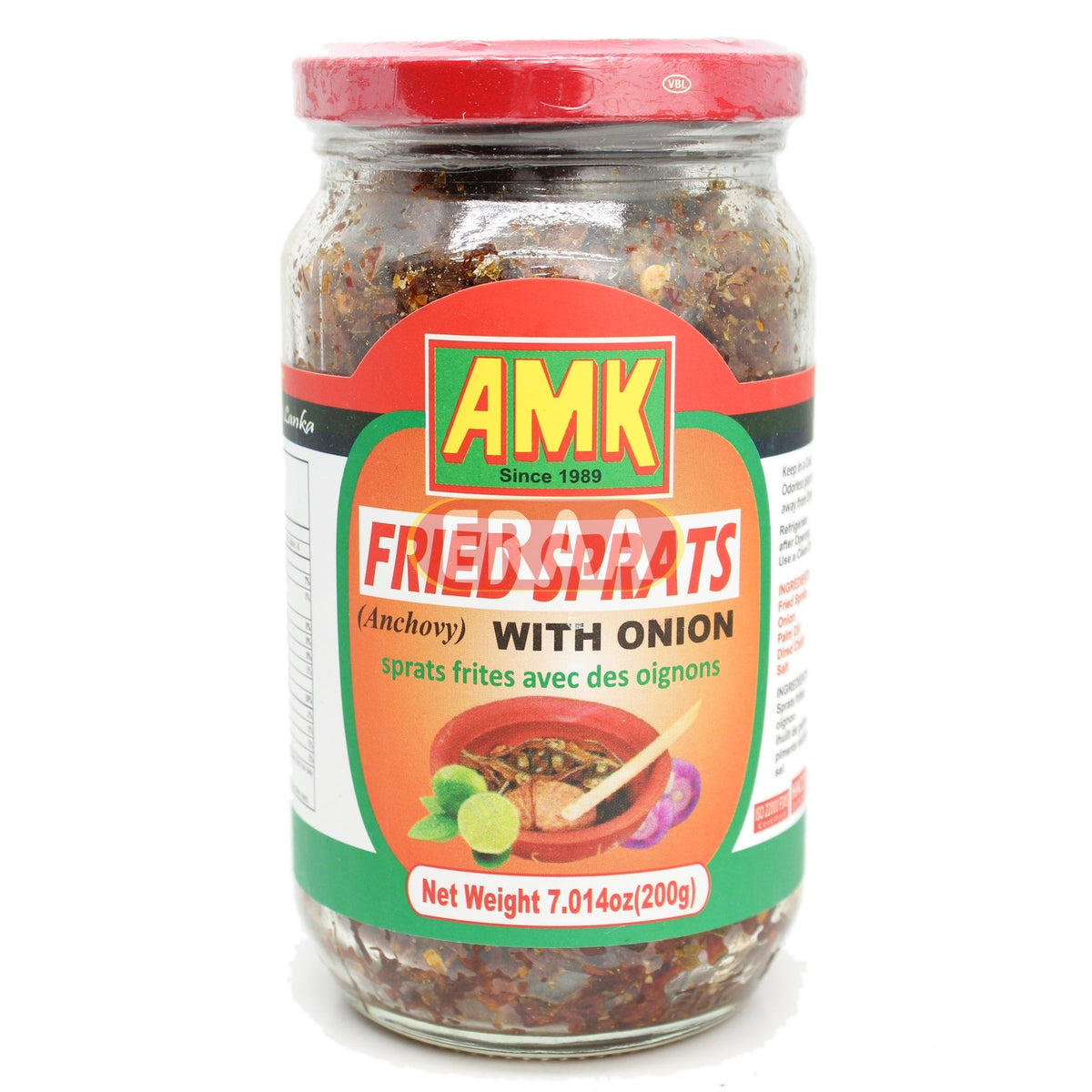 AMK Fried Sprats with Onion 200g