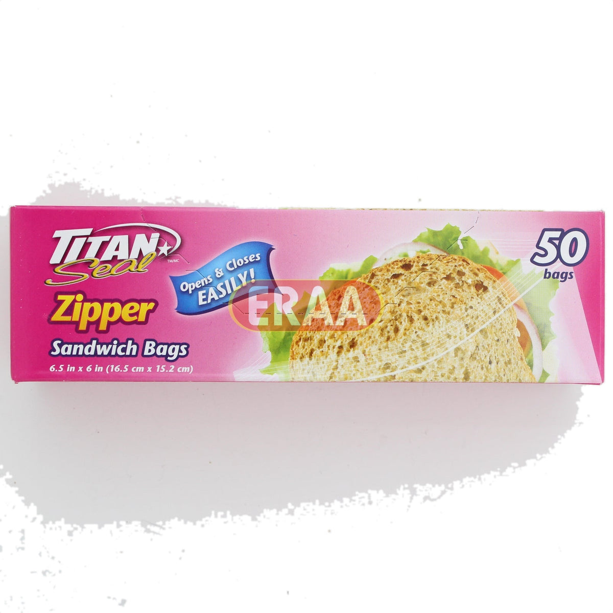 Titan Seal Zipper Sandwich 50 Bags (6.5*6")