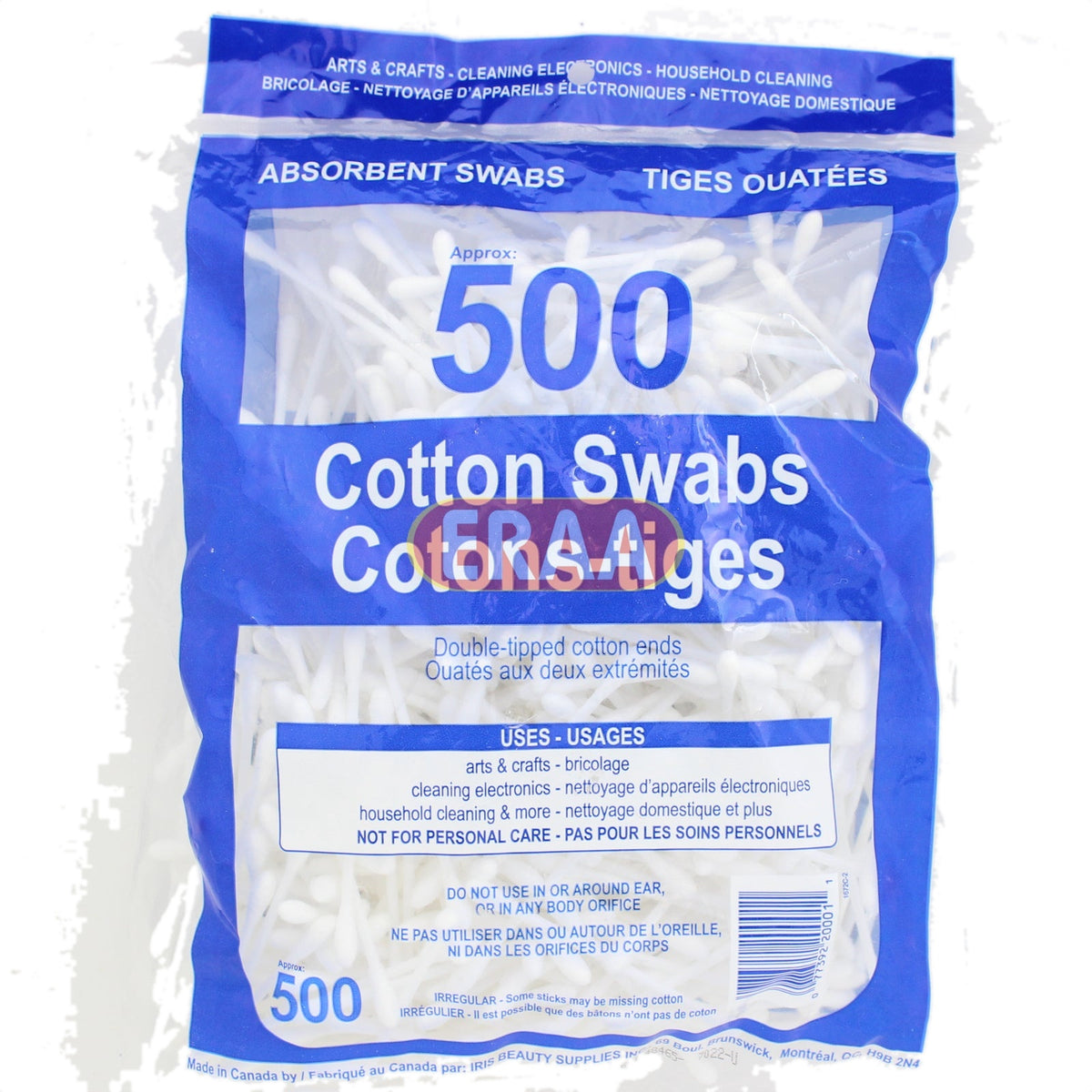 Iris Beauty Cotton Swabs (500 Swabs)