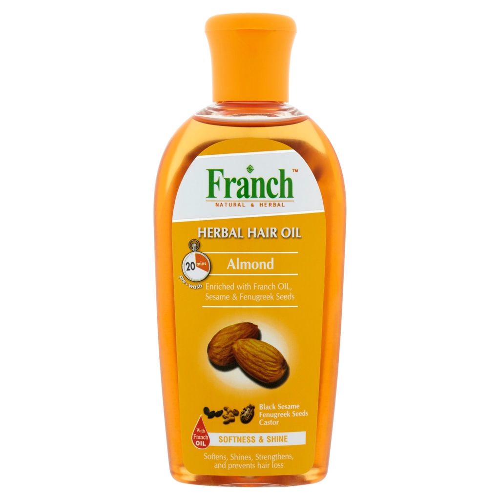 Franch Herbal Hair Oil Almond 200ml