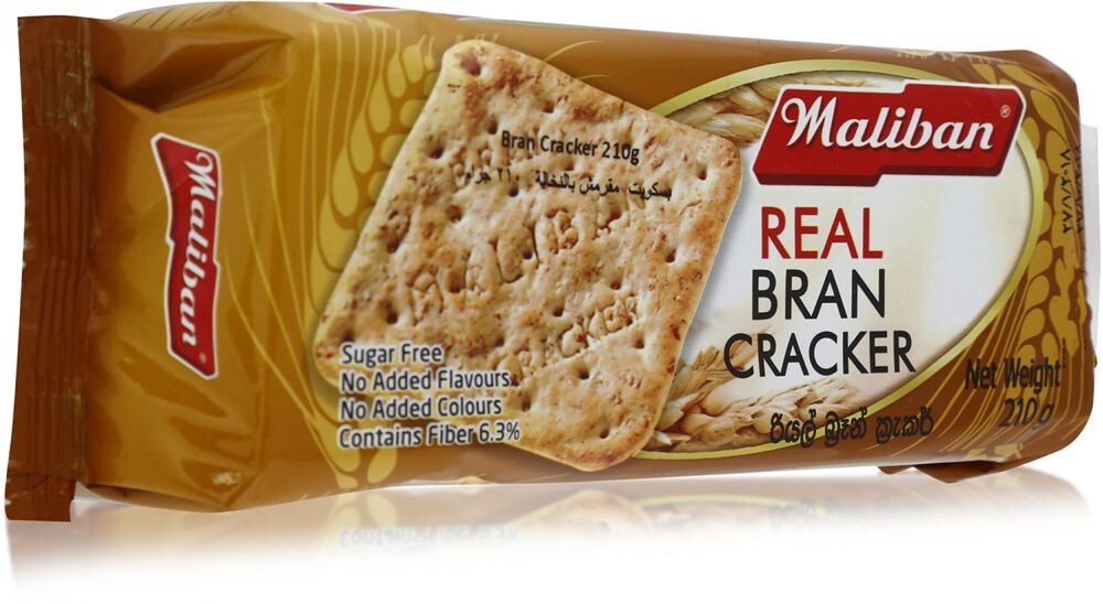 Maliban Real Bran Cracker 210g