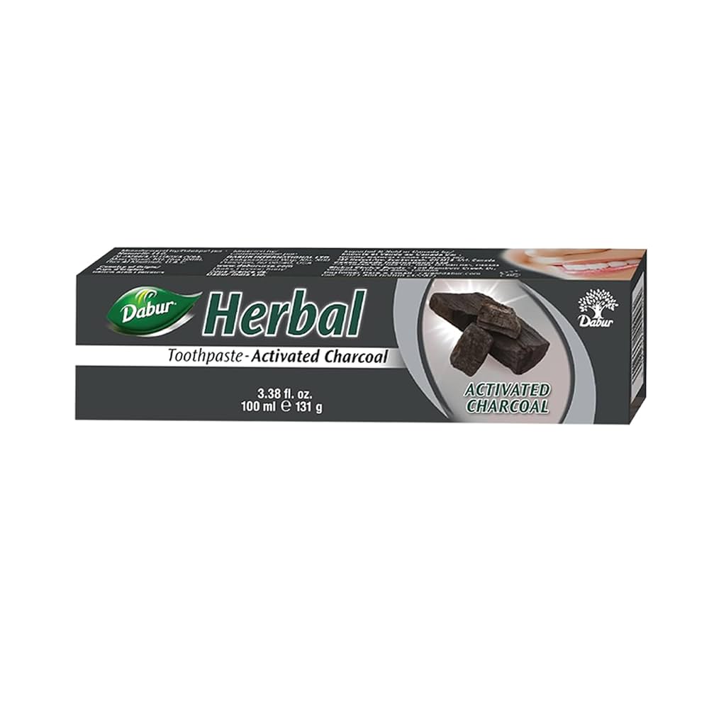 Dabur Herbal Activated Charcoal Toothpaste 131g