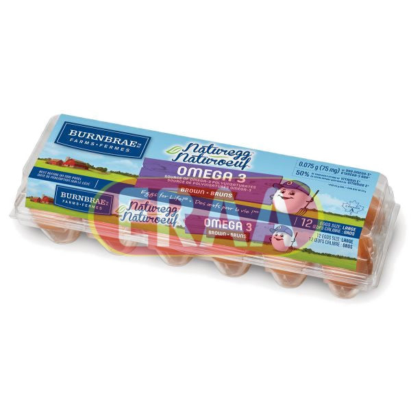 BurnBrae Farms Omega 3 Large Brown Egg (12)