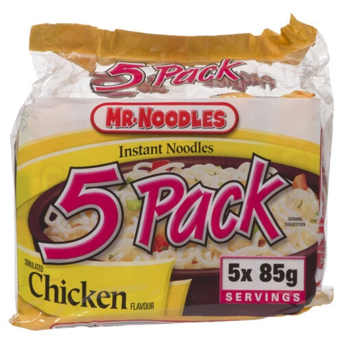 Mr.Noodles Instant Chicken Noodles (5 Pack) 85g