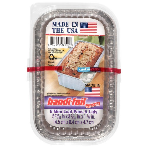 Handi-Foil Ultimates 5 Mini Loaf Pans