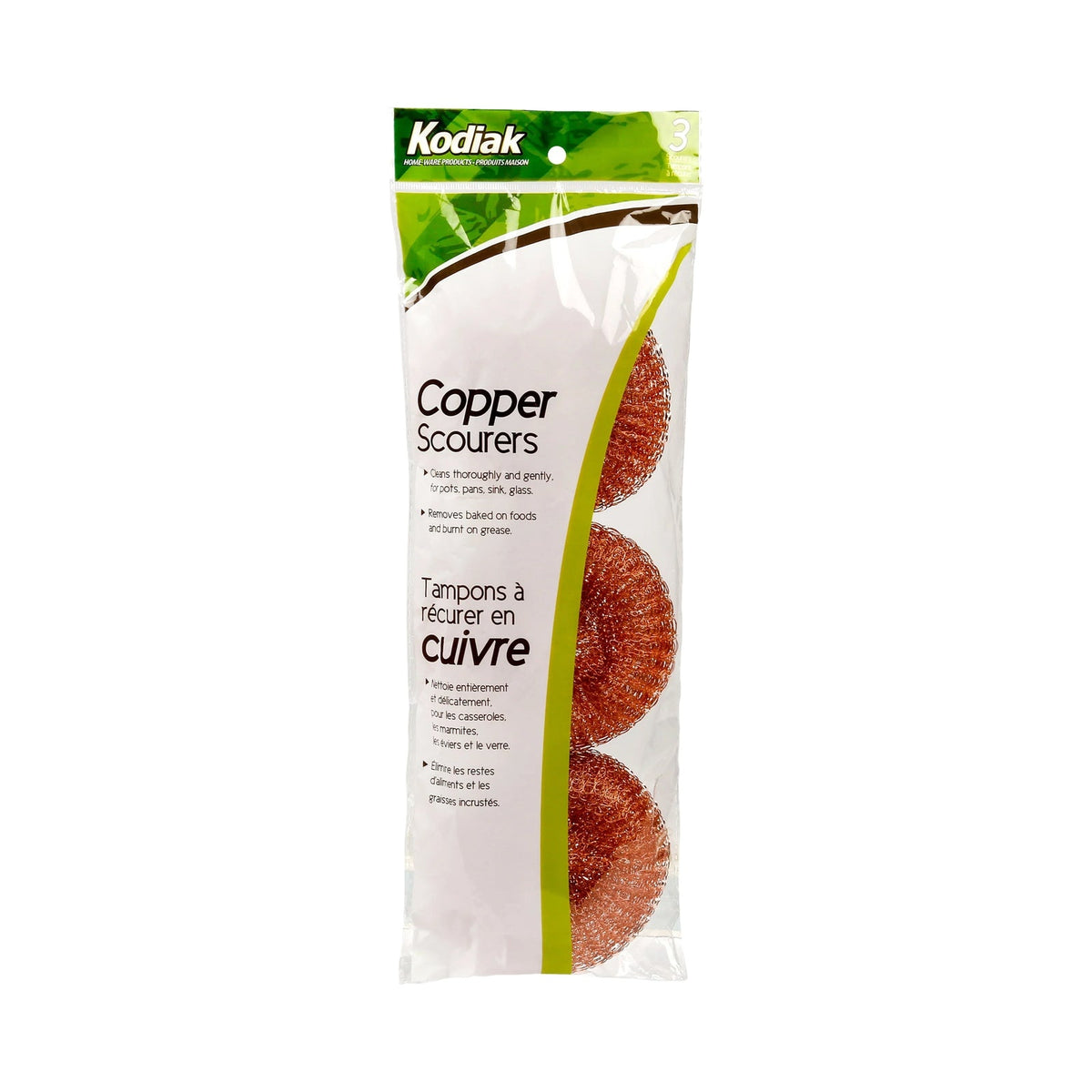 Kodiak Copper Scourers (3 Pack)