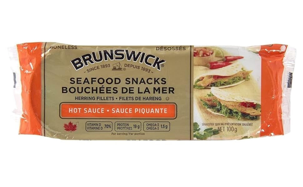 Brunswick Seafood Snacks Hot Sauce 100g
