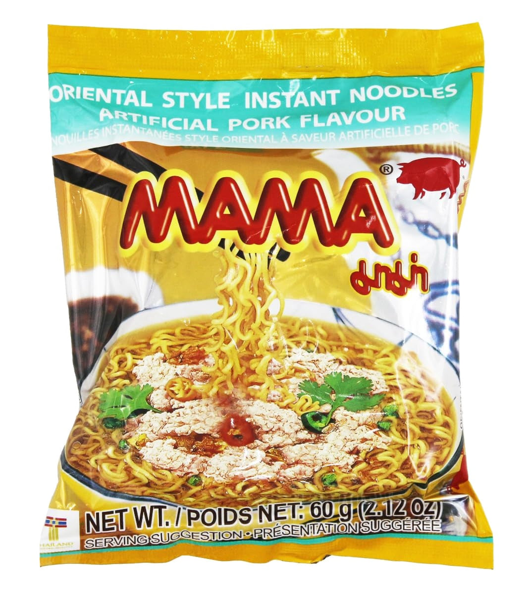 Mama Oriental Style Noodles Pork Flavour 60g