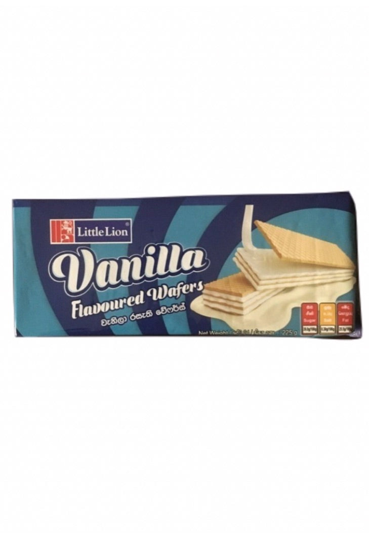 Little Lion Vanilla Flavoured Wafers 225g
