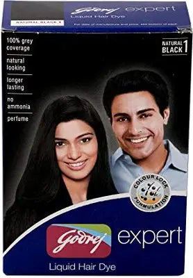 Expert Liquid Black Hair Dye 85ml