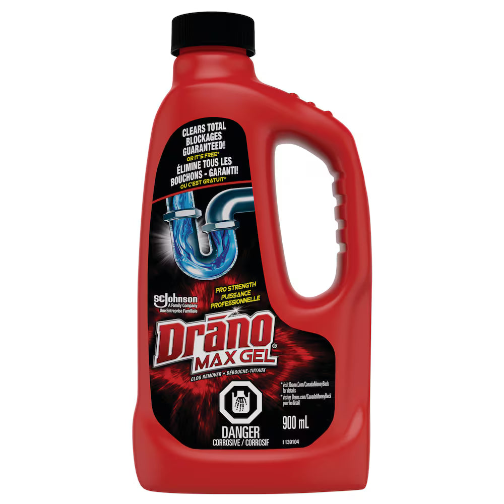 Drano Max Gel Clog Remover 900ml