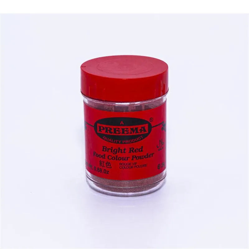 Preema Bright Red Food Colour Powder 25g