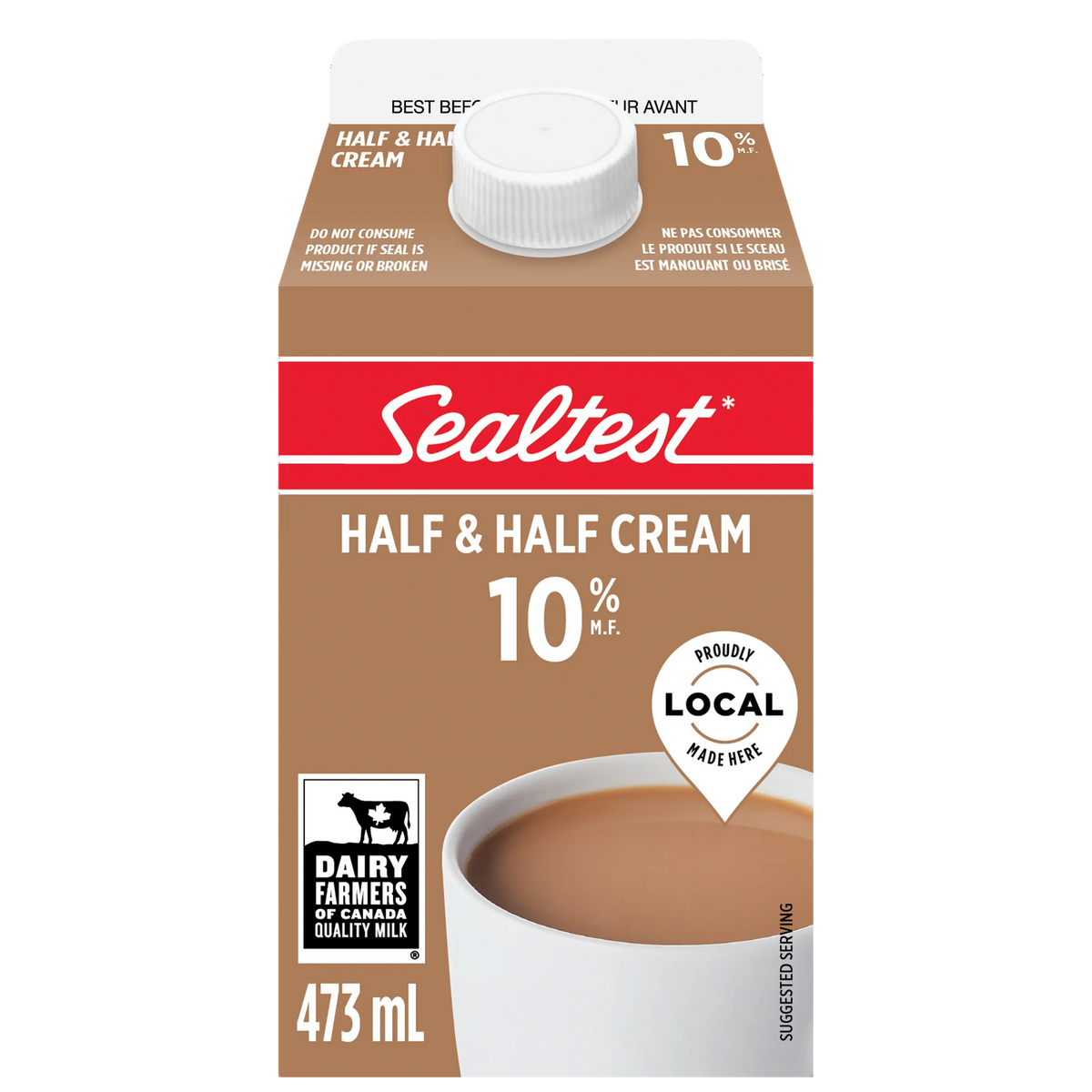 Sealtest 10% Half & Half Cream 473ml