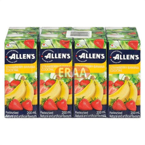 Allen's Strawberry Banana Cocktail (8 * 200ml)