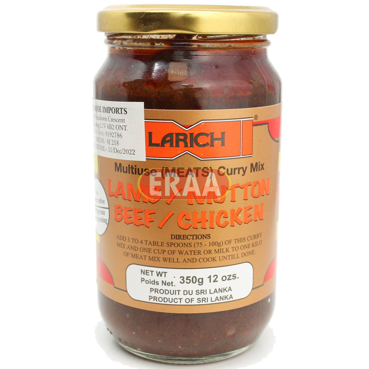 Larich Lamb/Mutton Curry Mix 350g