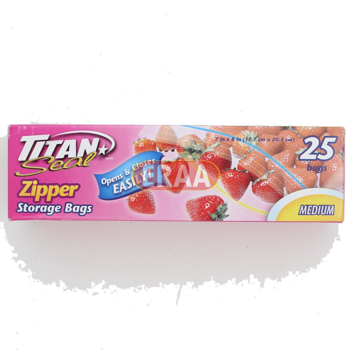 Titan Seal Zipper Storage 25 Bags (7*8")