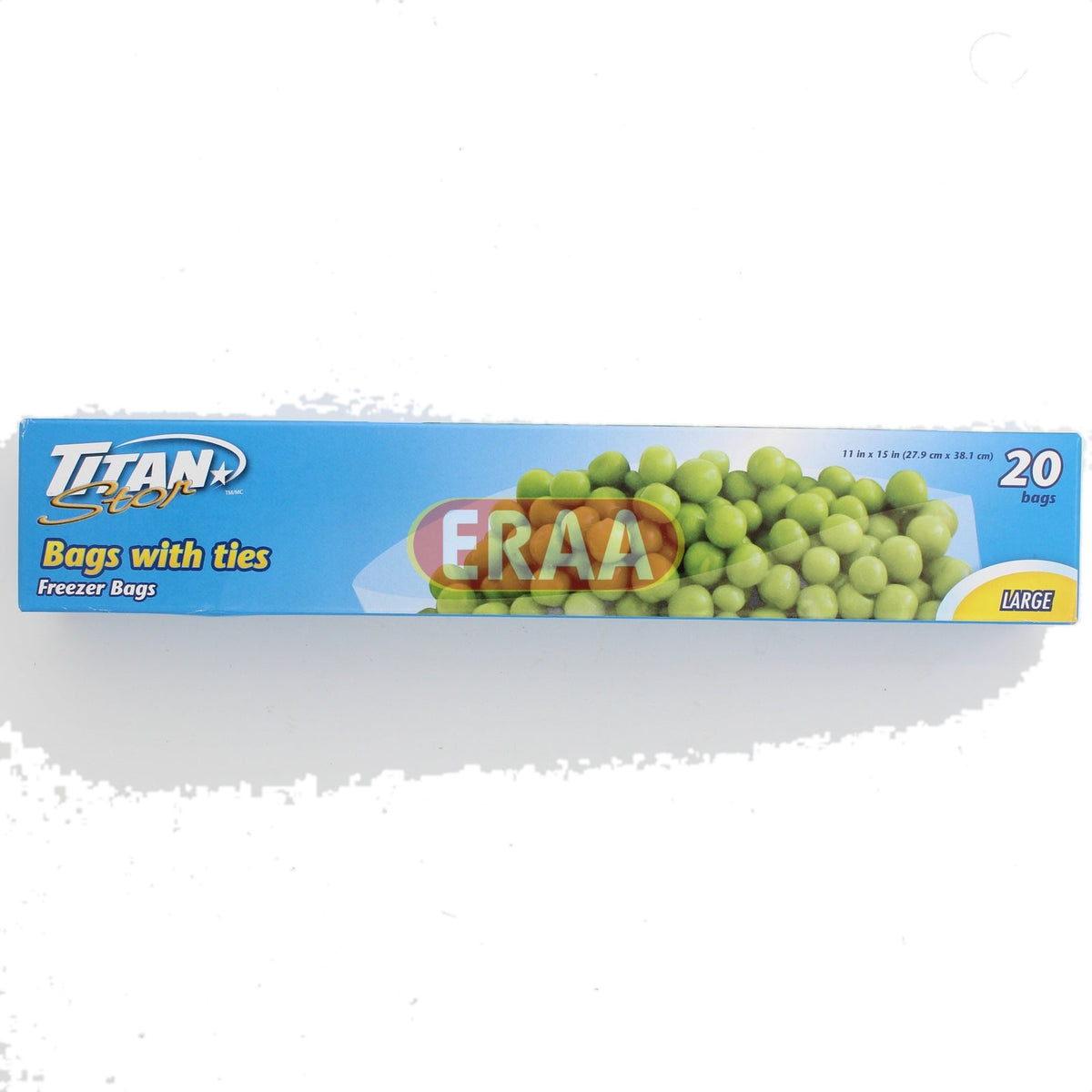 Titan Stor Bags with Ties Freezer 20 Bags (11*15")