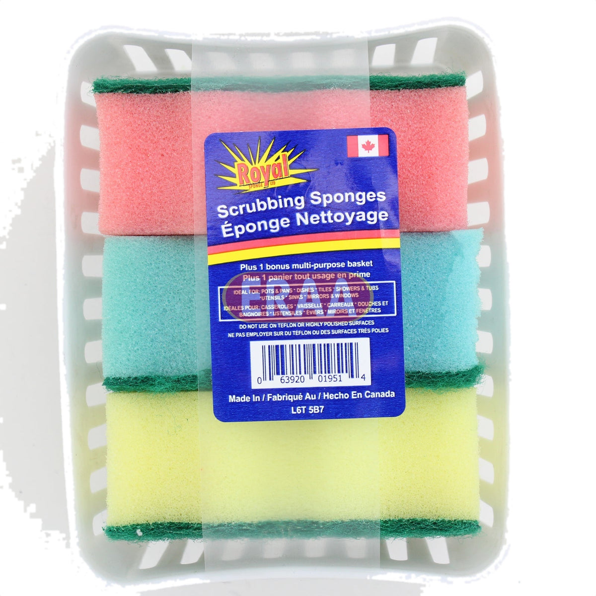 Royal Scrubbing Sponges (3 Pack)