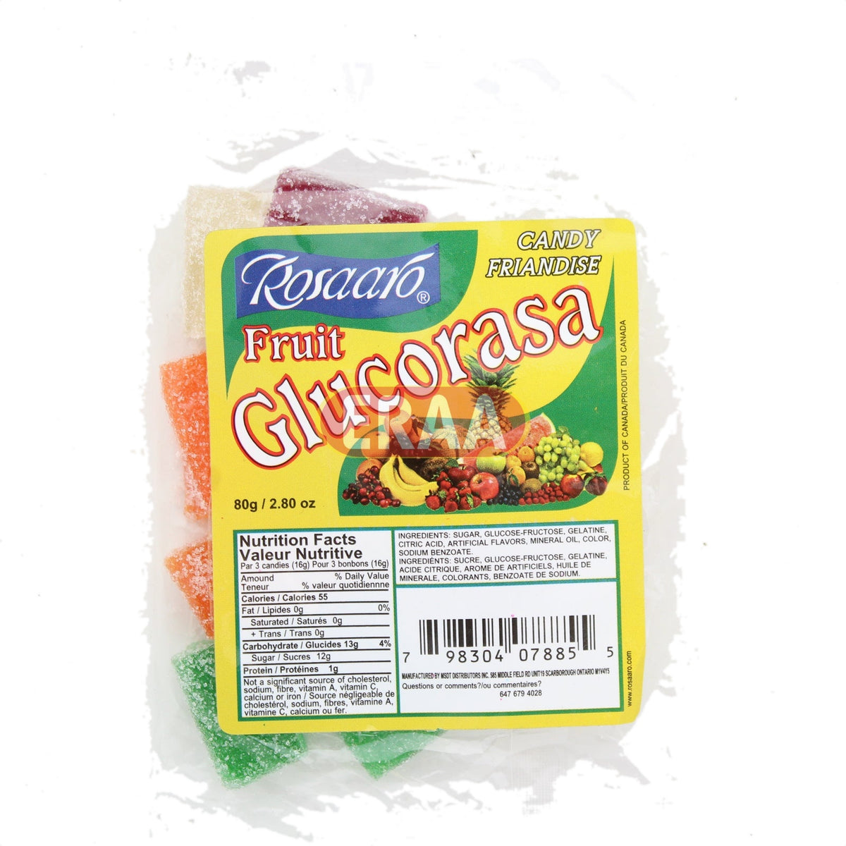 Rosaaro Fruit Glucorasa 80g