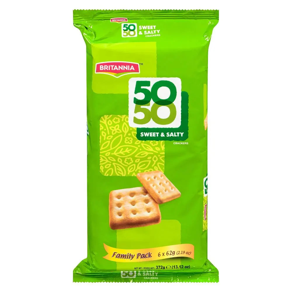 Britannia 50/50 Sweet & Salty Family Pack 372g