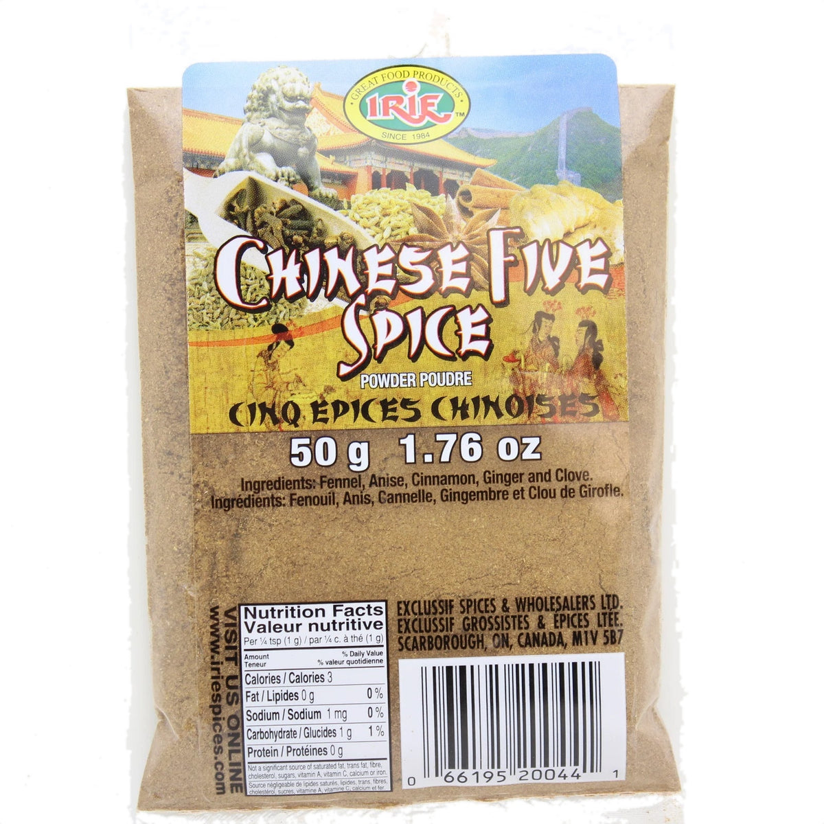 Irie Chinese Five Spice 50g
