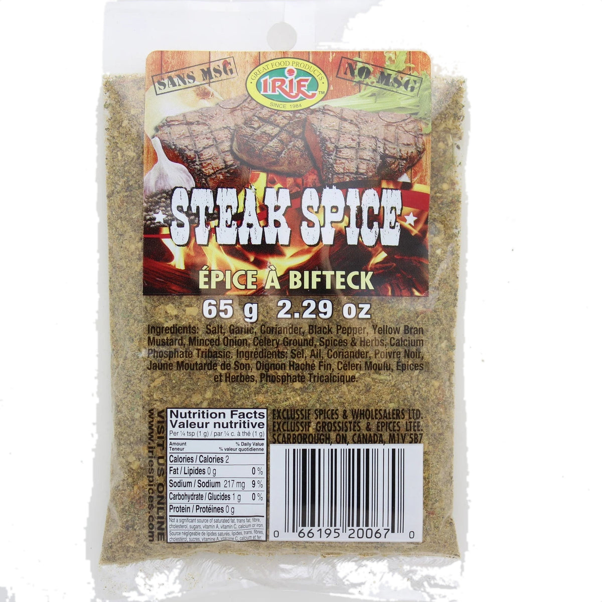 Irie Steak Spice 65g