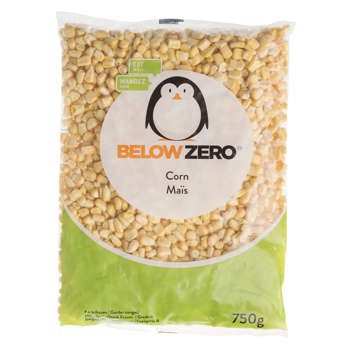 Below Zero Corn 750g