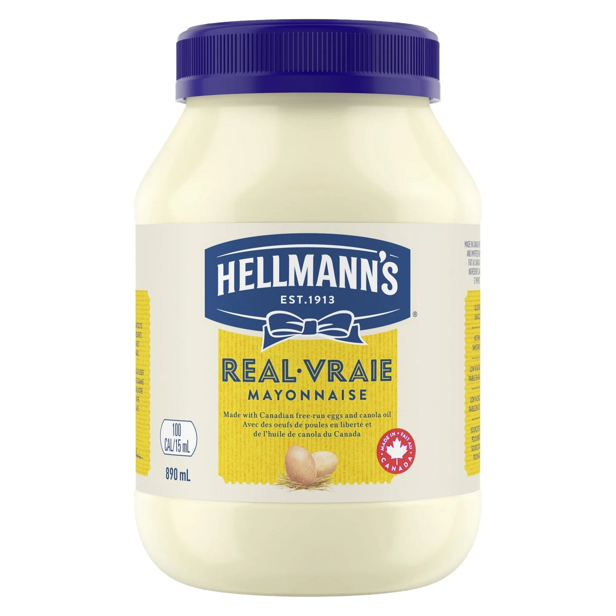 Hellmann's Real Mayonnaise 890ml