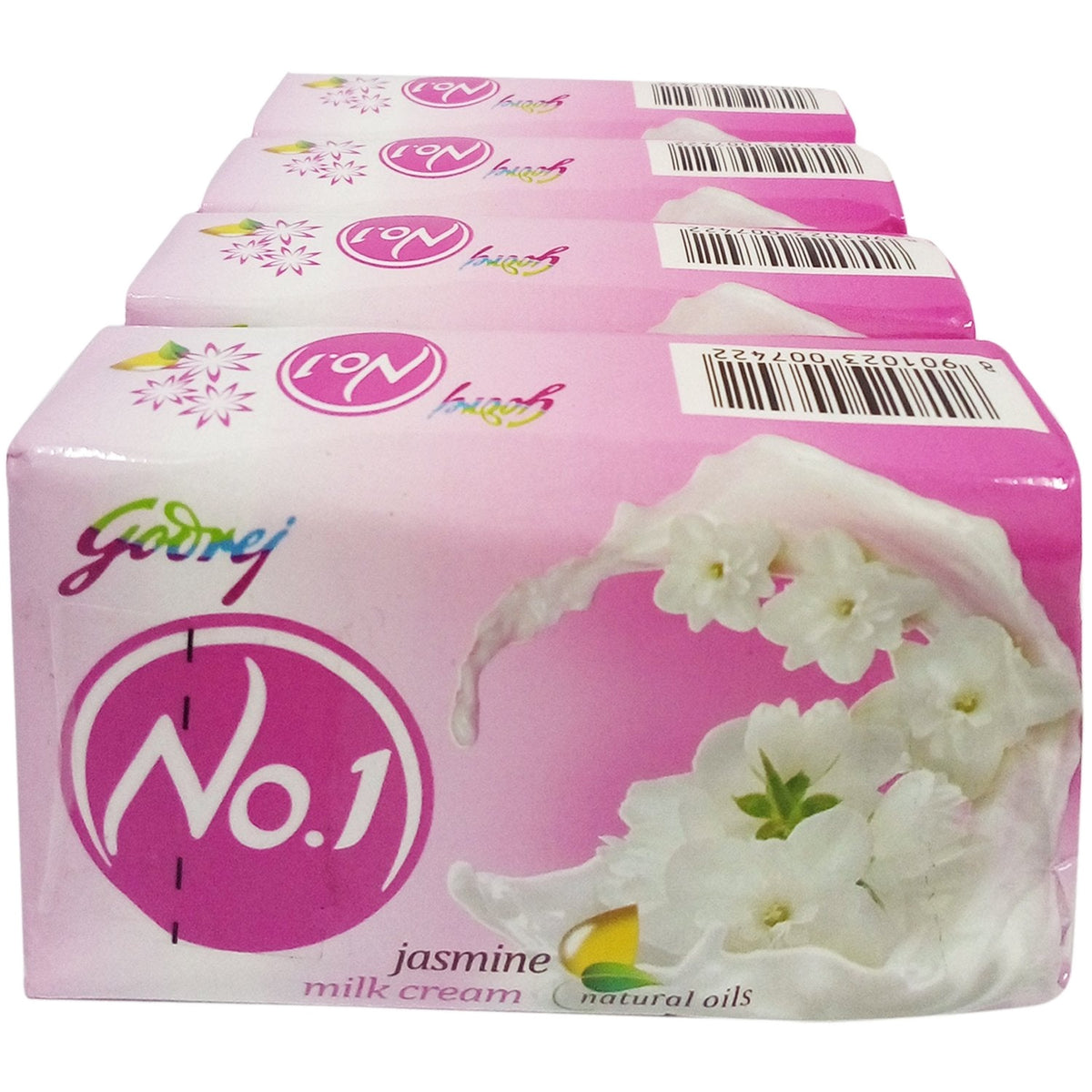 NO 1 Soap Jasmine Milk Cream 4pcs