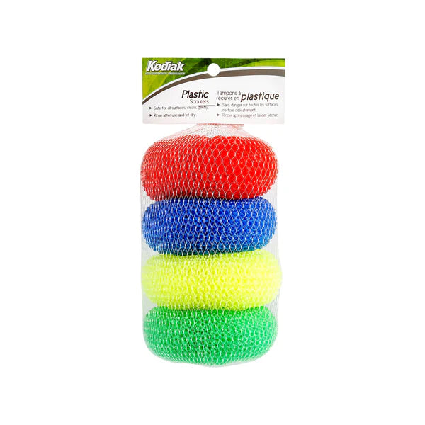 Kodiak Plastic Scourers (4 Pack)