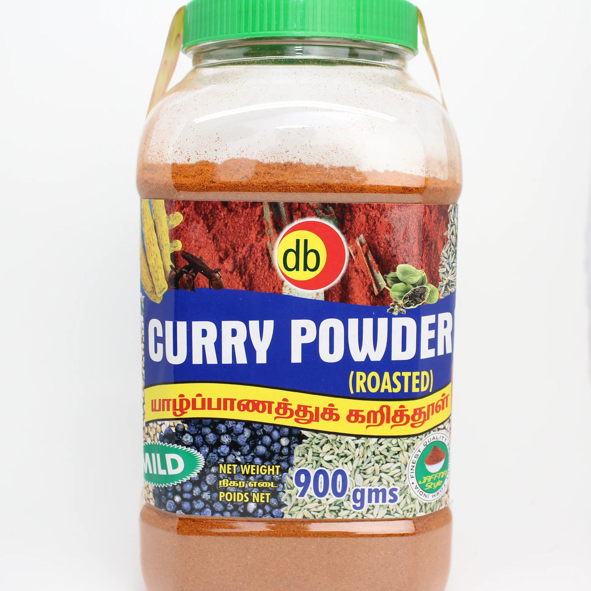 Delicious Brand Curry Powder Roasted 900g Bottle Hot