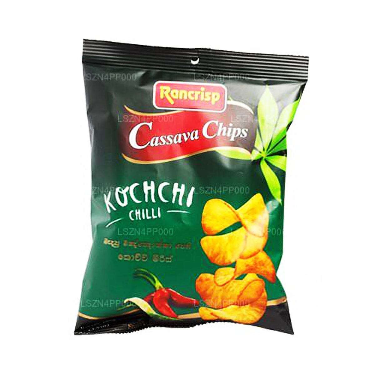 Rancrisp Cassava Chips Kochchi chilli 100g