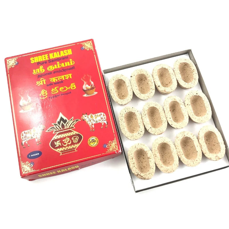 Shree Kalash Pure Sambrani 1 Dozen