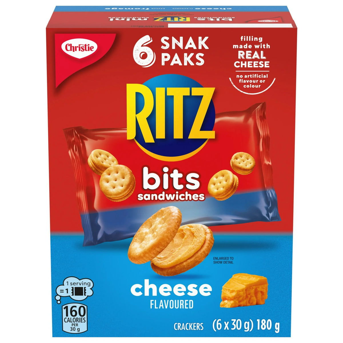 Ritz Bits Sandwiches Cheese Flavoured 180g